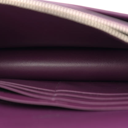 Saint Laurent Calfskin Monogram Sunset Chain Wallet Prunia 5 of 10