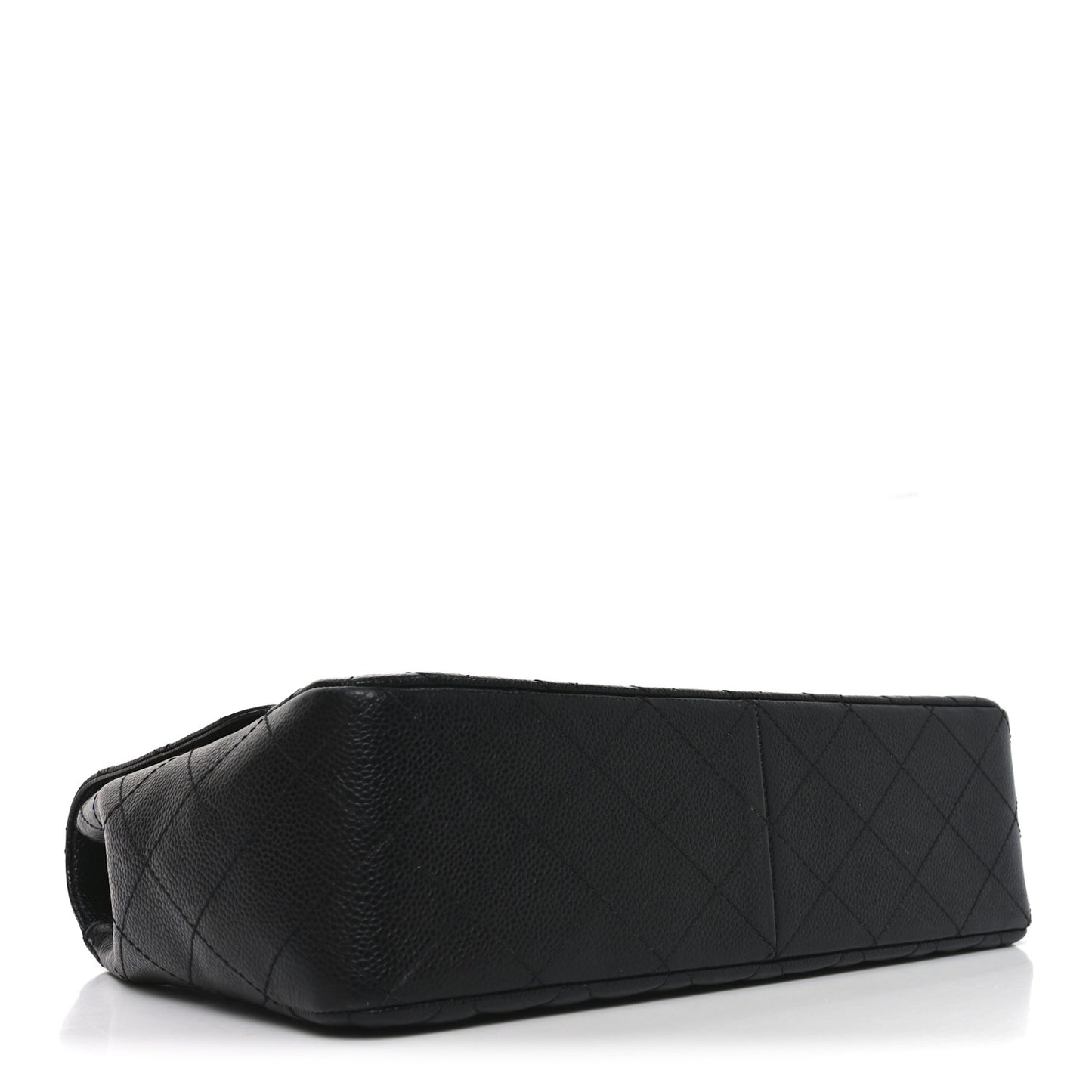 Caviar Quilted Jumbo Single Flap Black