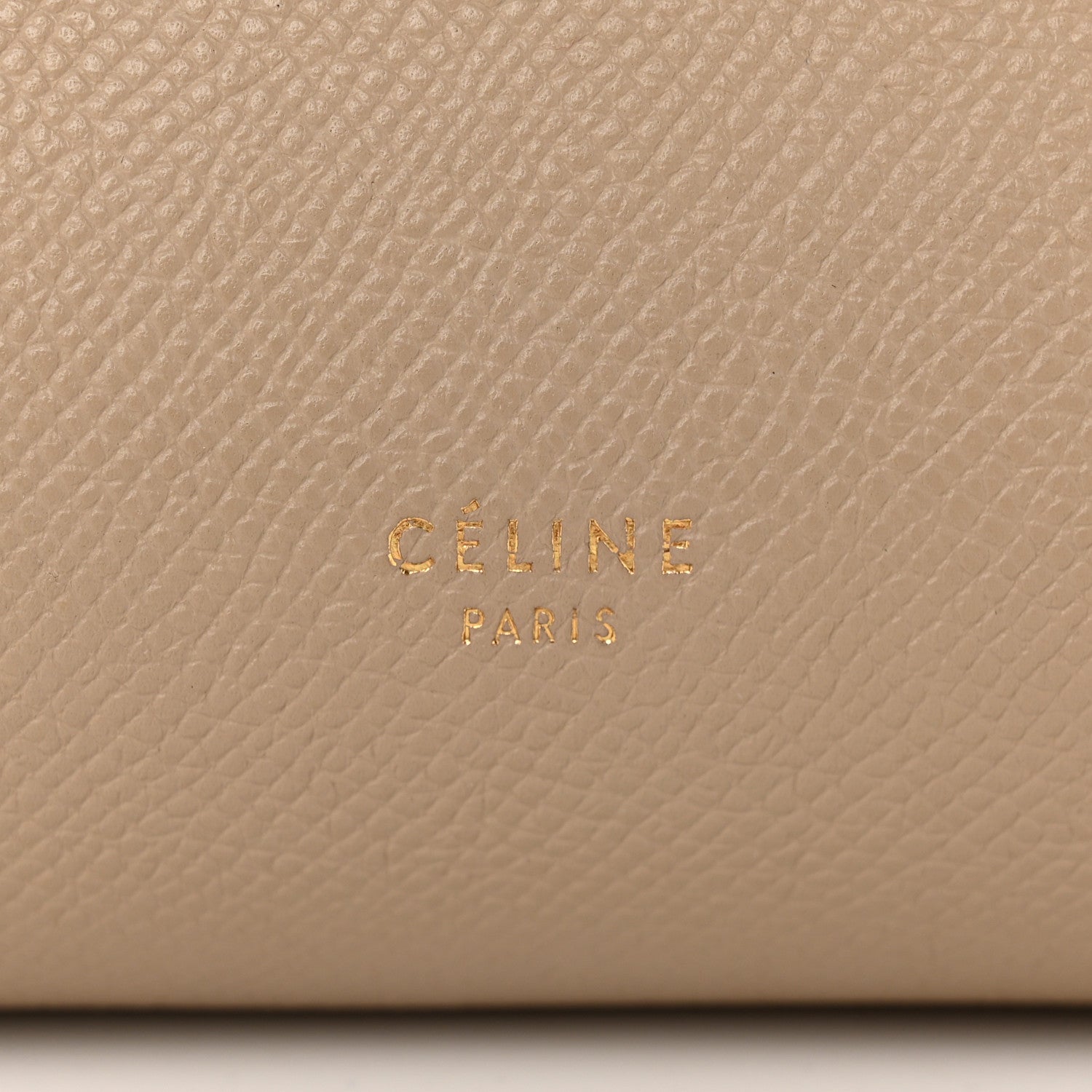 Celine Grained Calfskin Micro Belt Bag Beige 6 of 11