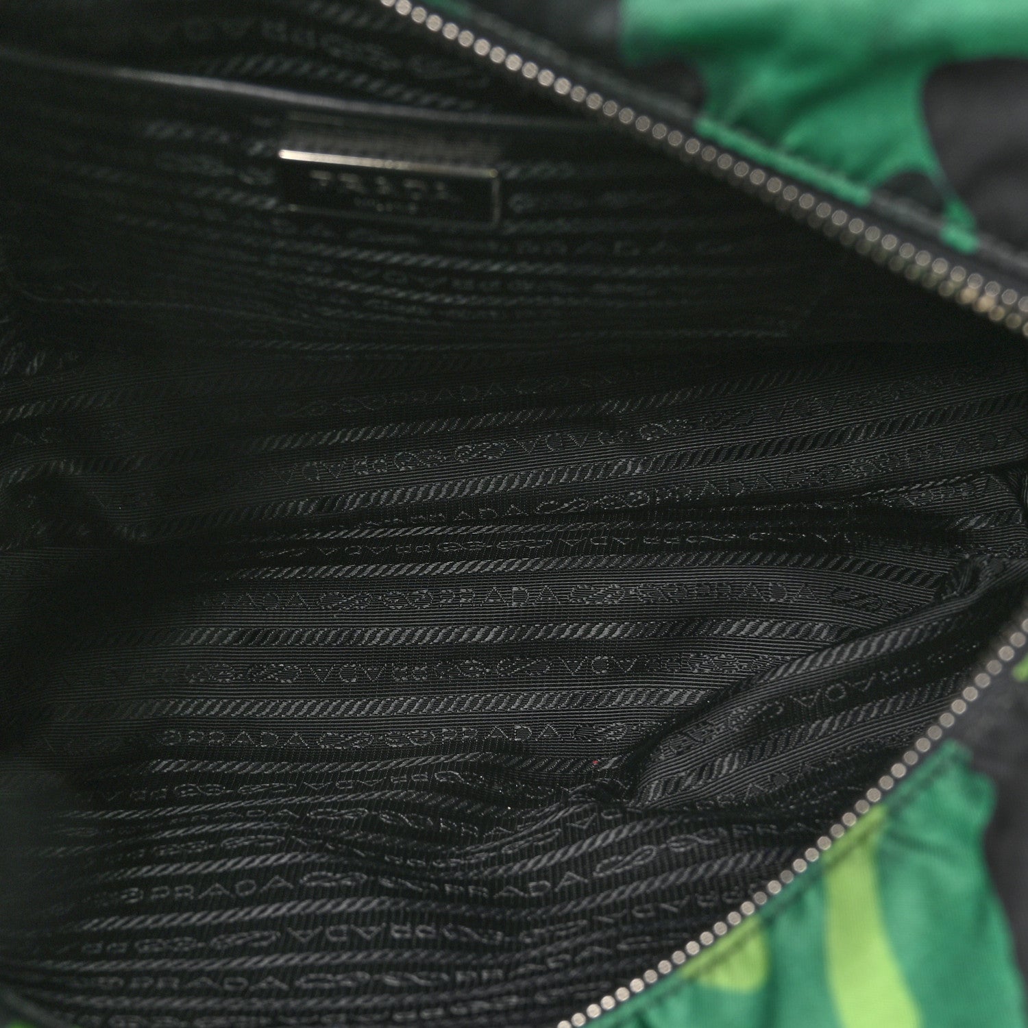 Prada Tessuto Nylon Camouflage Tote Prato 5 of 9