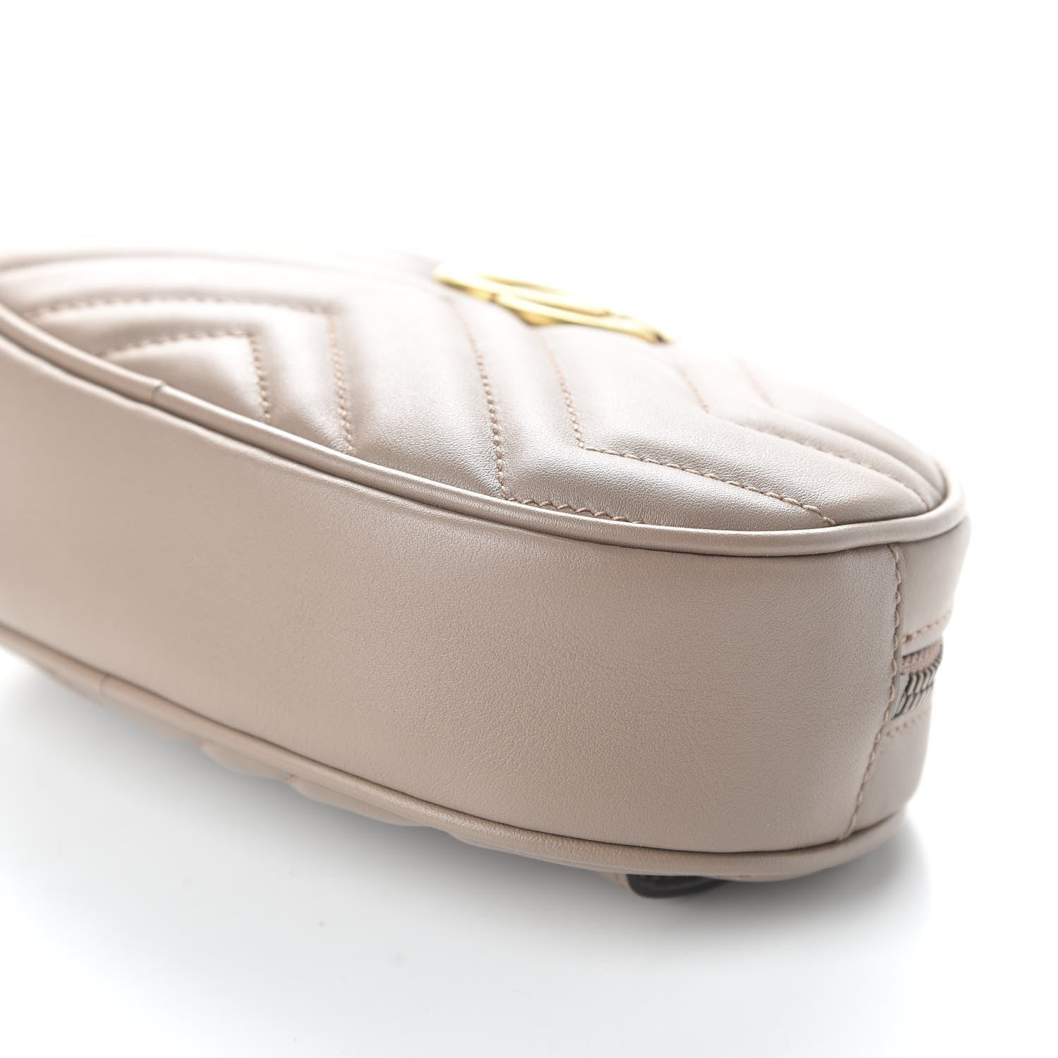 Gucci Calfskin Matelasse GG Marmont Belt Bag 85 34 Porcelain Rose 7 of 10