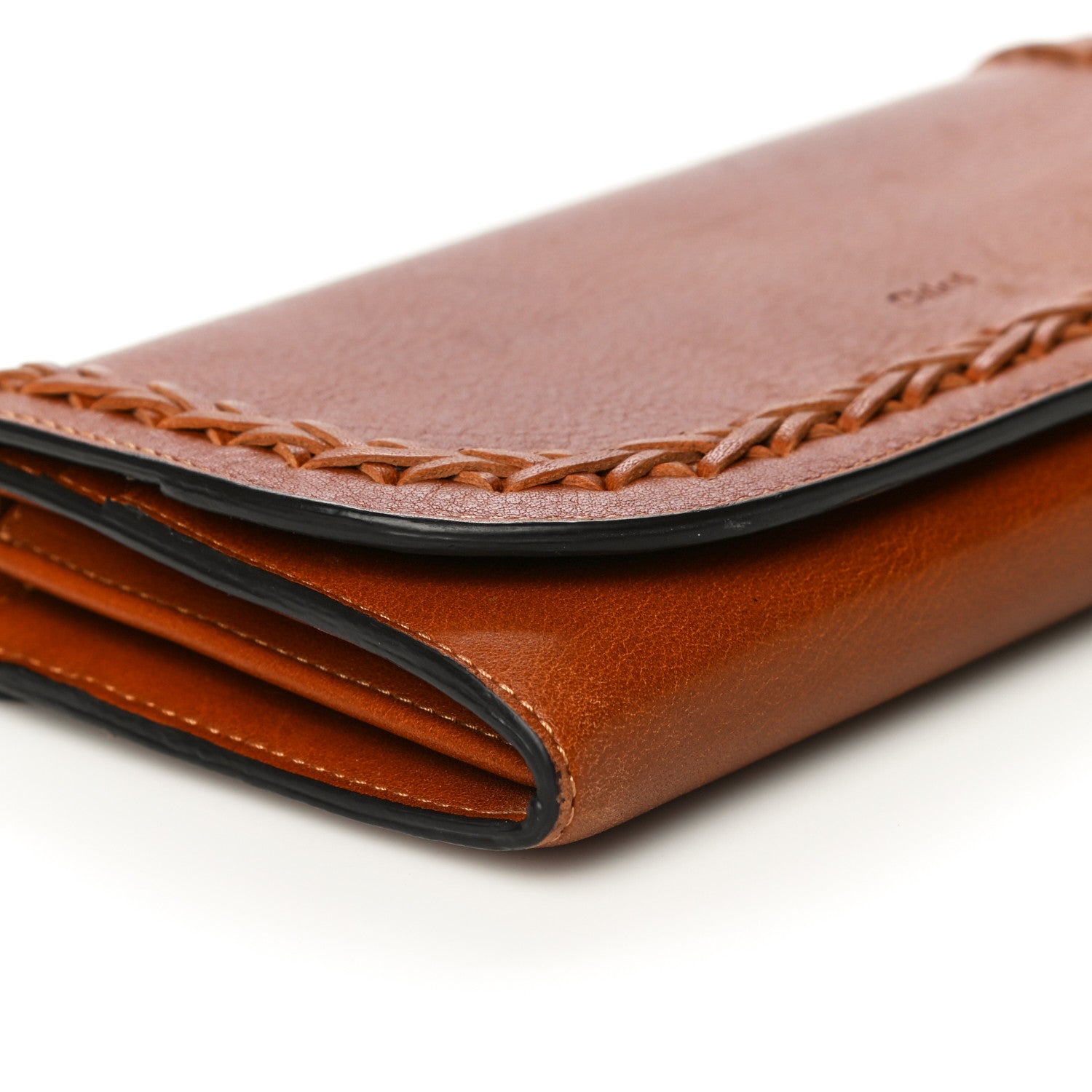 Chloe Calfskin Hudson Long Wallet Caramel 8 of 17
