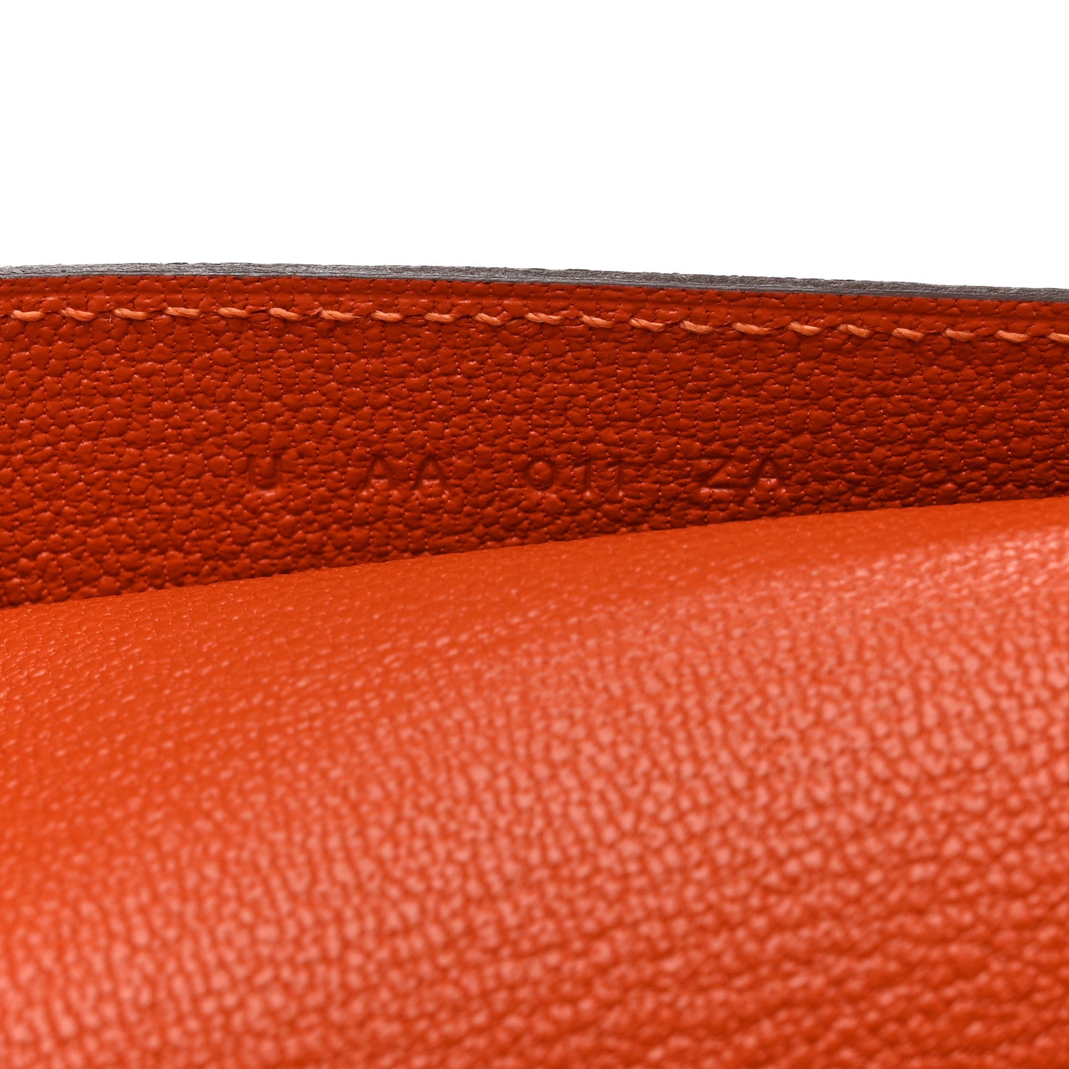 Hermes Evercolor RMS Passport Holder Orange 7 of 8