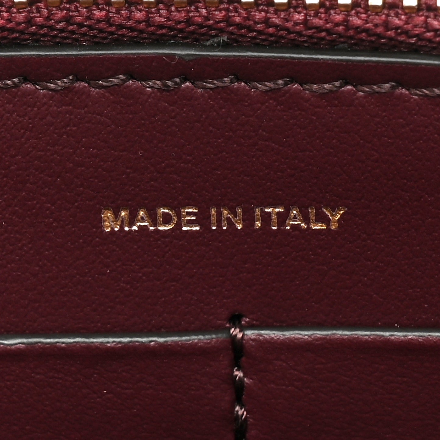 Calfskin Logo Hazelmere Wallet With Detachable Strap Deep Maroon