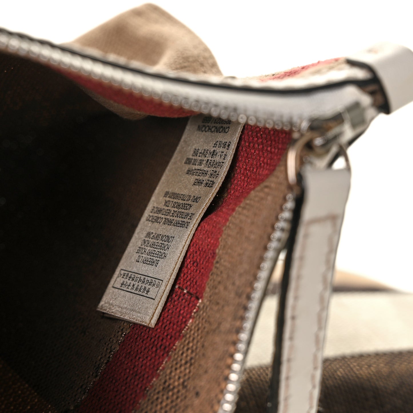 Canvas Mega Check Medium Maidstone White