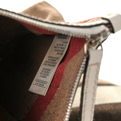 Burberry Canvas Mega Check Medium Maidstone White 6 of 14