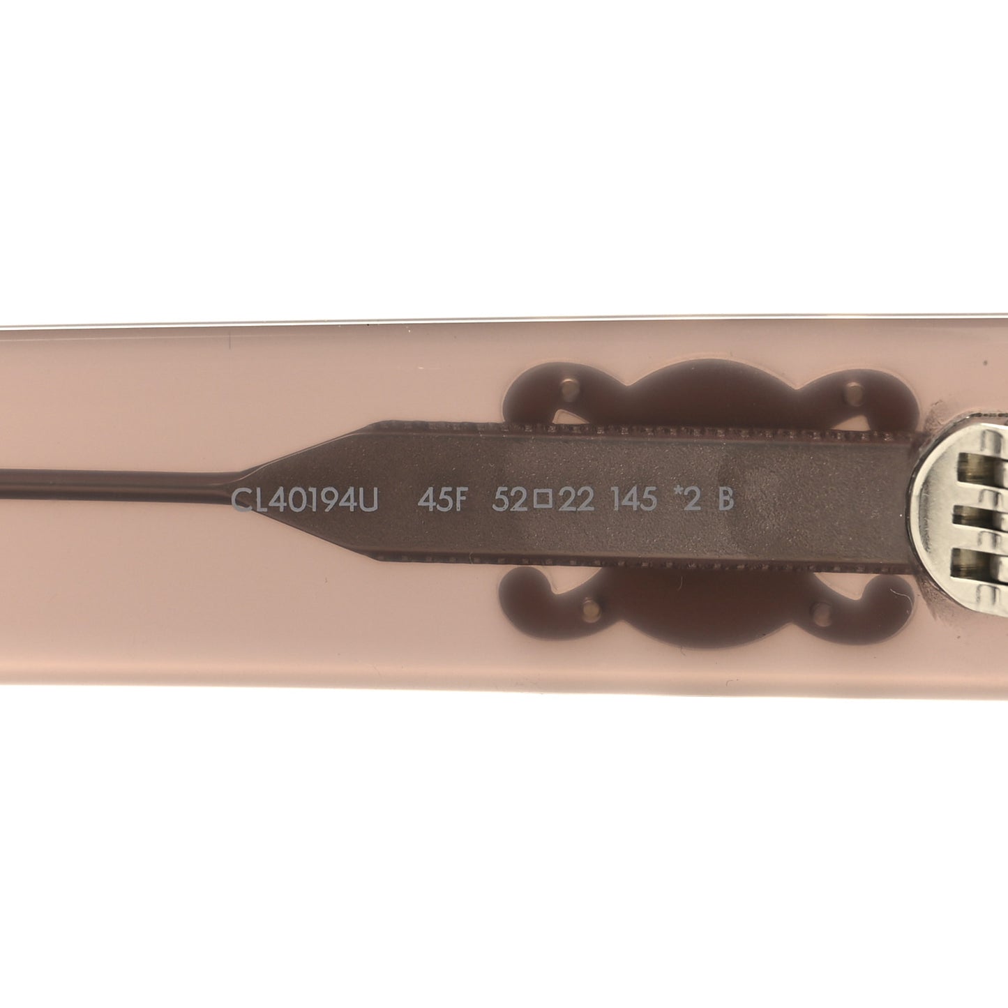 Acetate Triomphe 01 Sunglasses CL 40194U Milky Hazelnut