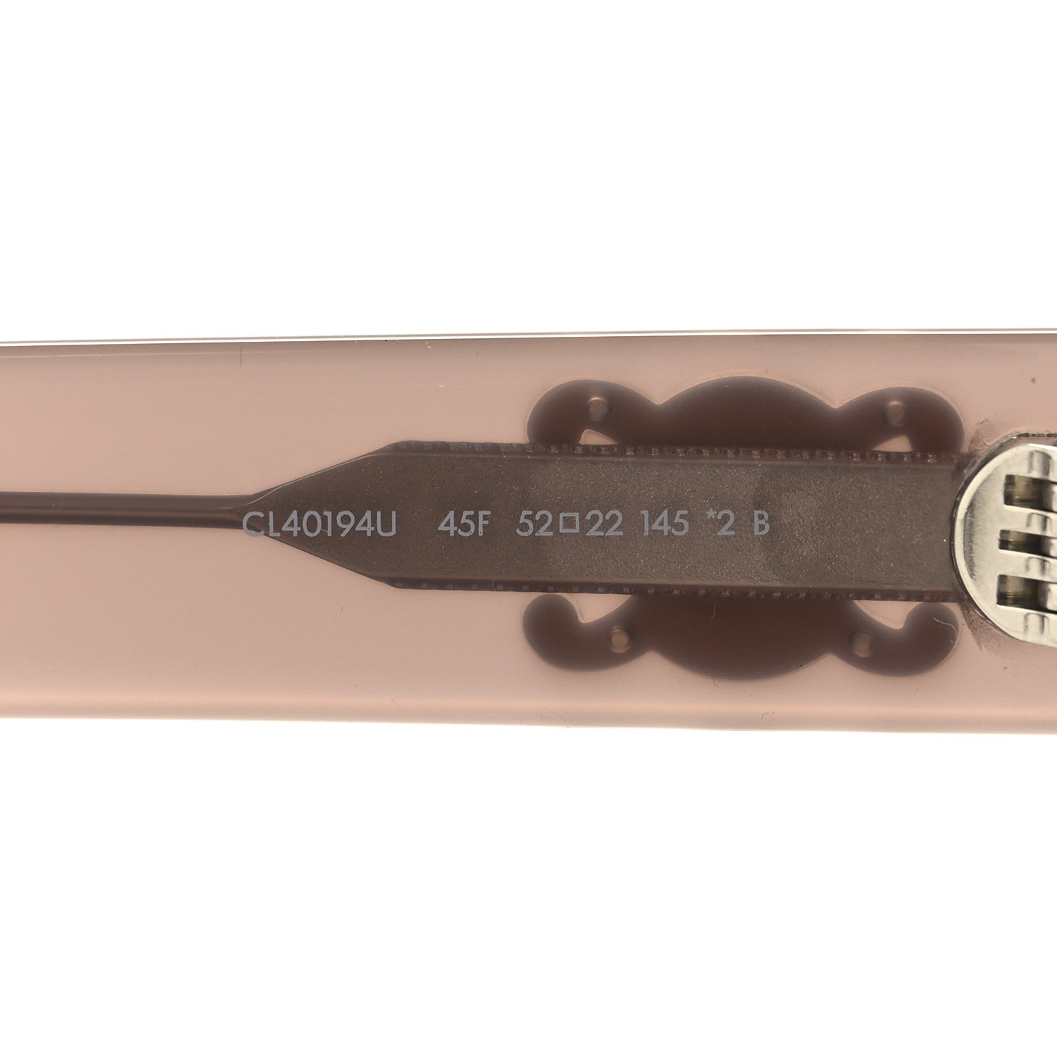 Celine Acetate Triomphe 01 Sunglasses CL 40194U Milky Hazelnut 6 of 7