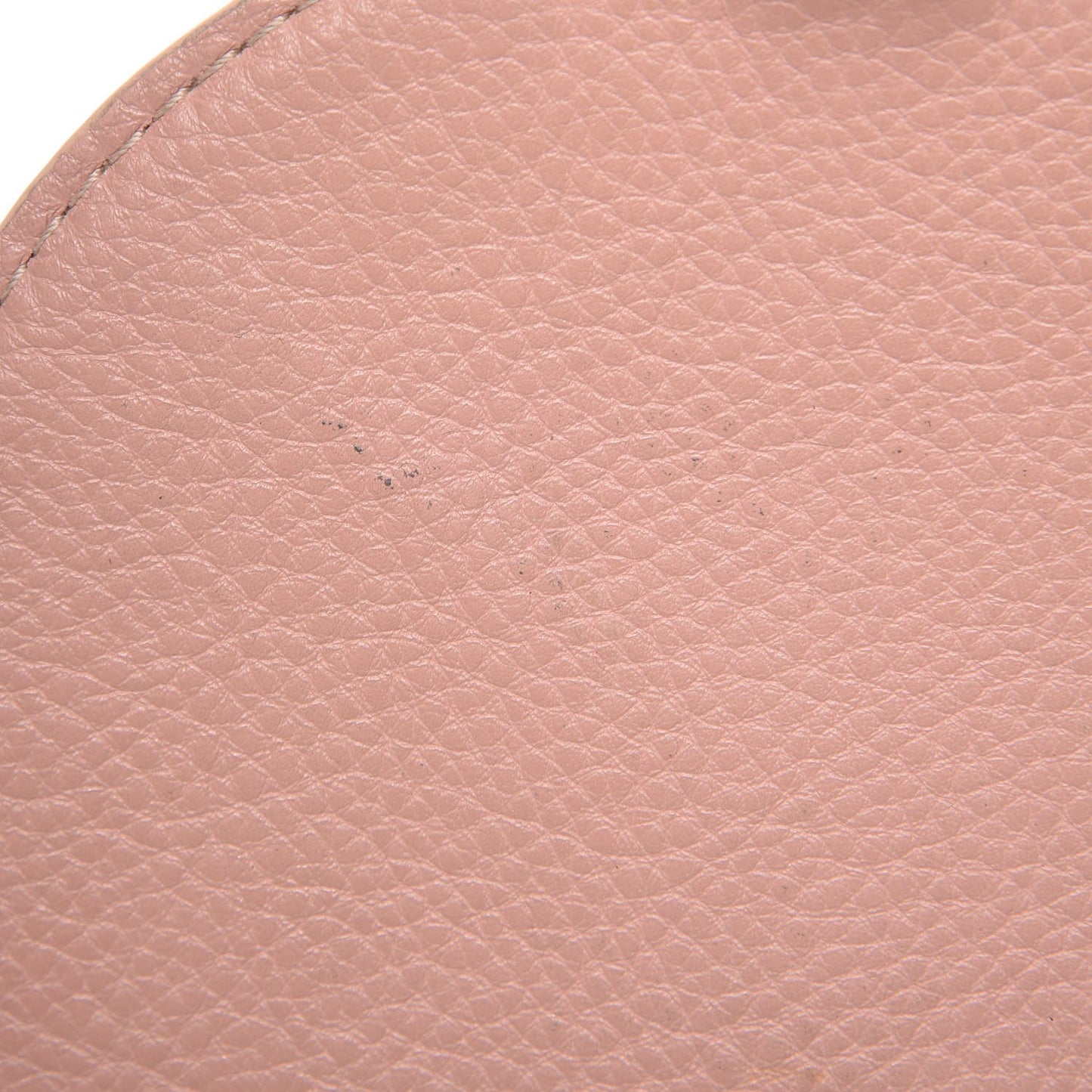 Grained Calfskin Small Marcie Saddle Bag Anemone Pink