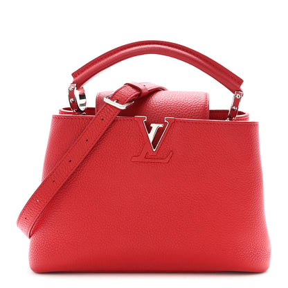Louis Vuitton Taurillon Capucines BB Rubis 1 of 9