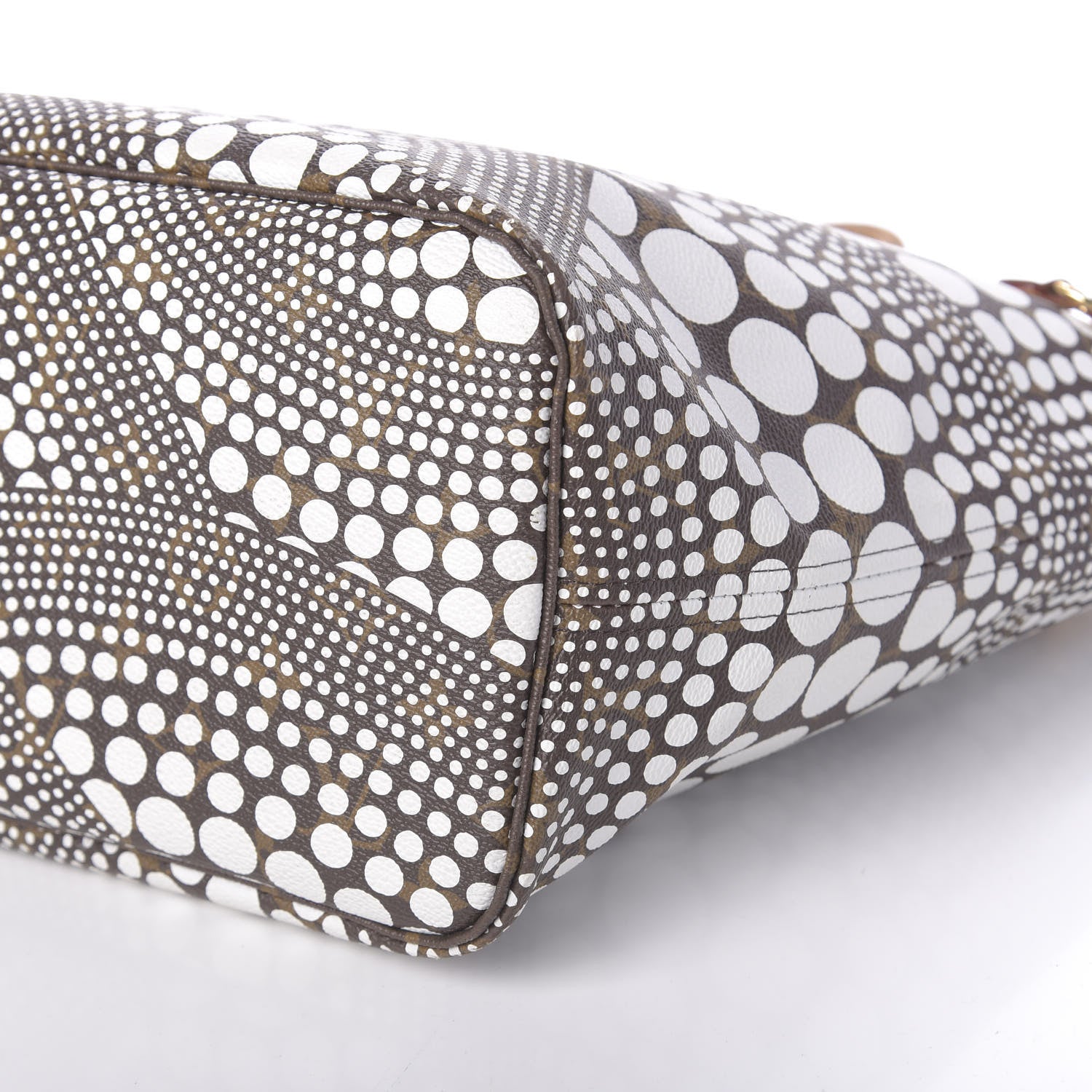 Louis Vuitton Monogram Kusama Waves Neverfull MM White 9 of 9