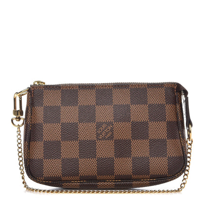 Louis Vuitton Damier Ebene Mini Pochette Accessories 1 of 8