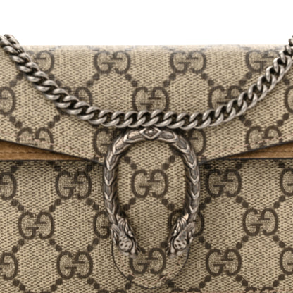 Gucci GG Supreme Monogram Super Mini Dionysus Shoulder Bag Taupe 7 of 10