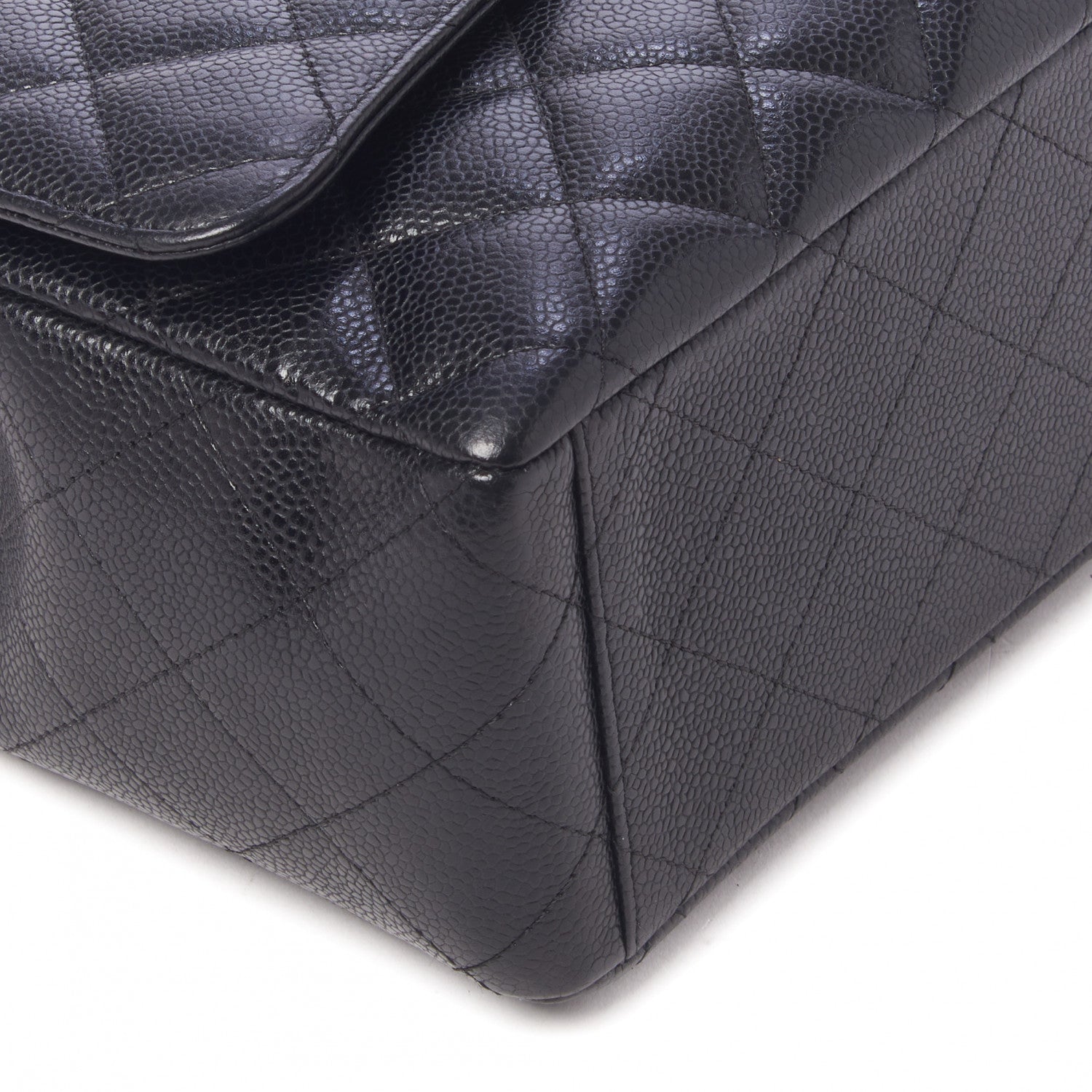 Chanel Caviar Quilted Maxi Double Flap Black 6 of 10