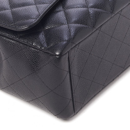 Chanel Caviar Quilted Maxi Double Flap Black 6 of 10