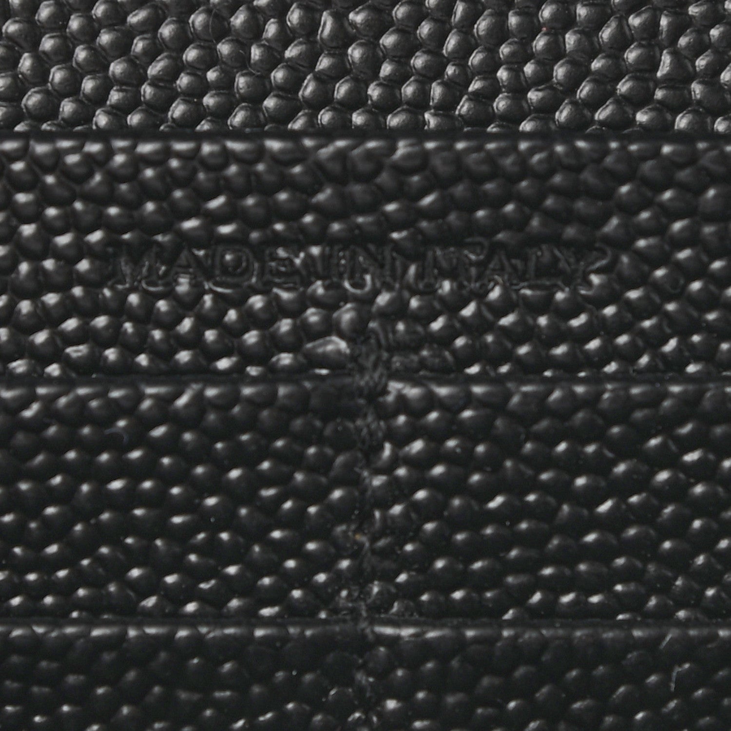 Saint Laurent Grain De Poudre Matelasse Chevron Monogram Flap Wallet Black 7 of 8