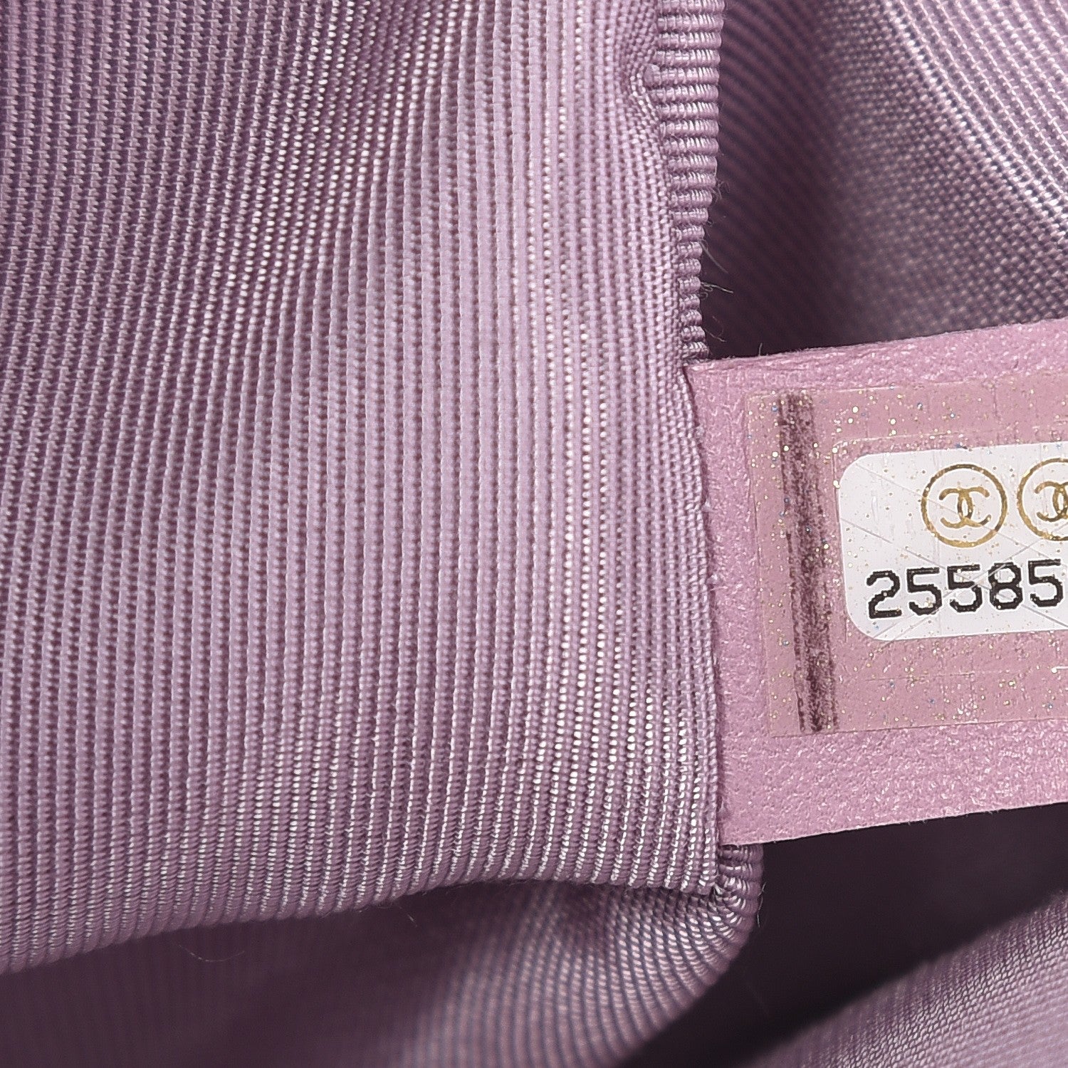 Chanel Metallic Lambskin Chevron Quilted Medium Boy Flap Purple 8 of 9