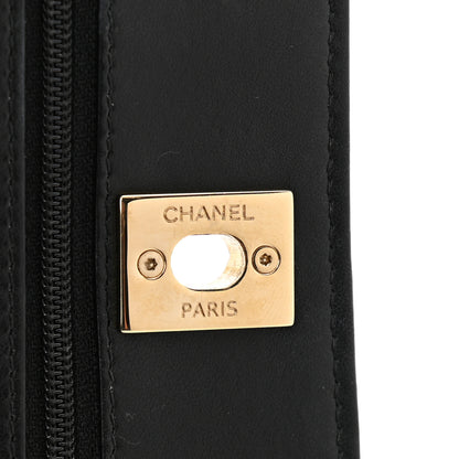 Chanel Lambskin Quilted Trendy CC Wallet On Chain WOC Black 9 of 13