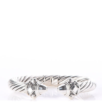 David Yurman Sterling Silver 10mm Renaissance Cable Bracelet 1 of 6