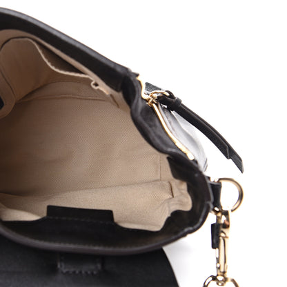 Chloe Suede Calfskin Mini Faye Backpack Black 4 of 10