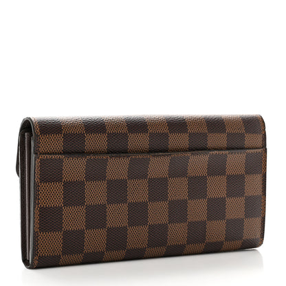 Louis Vuitton Damier Ebene Sarah Wallet NM 3 of 7