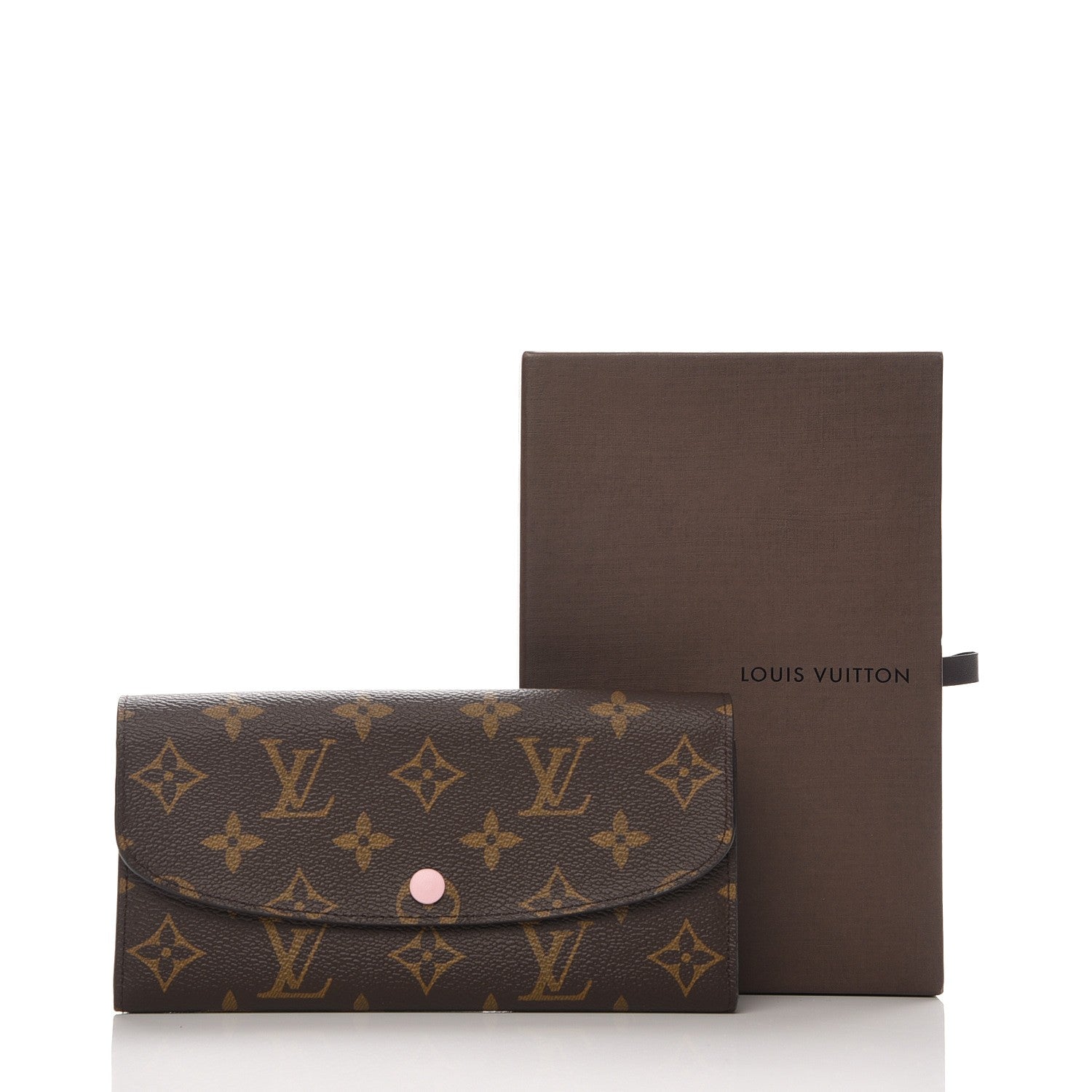 Louis Vuitton Monogram Emilie Wallet Rose Ballerine 7 of 7
