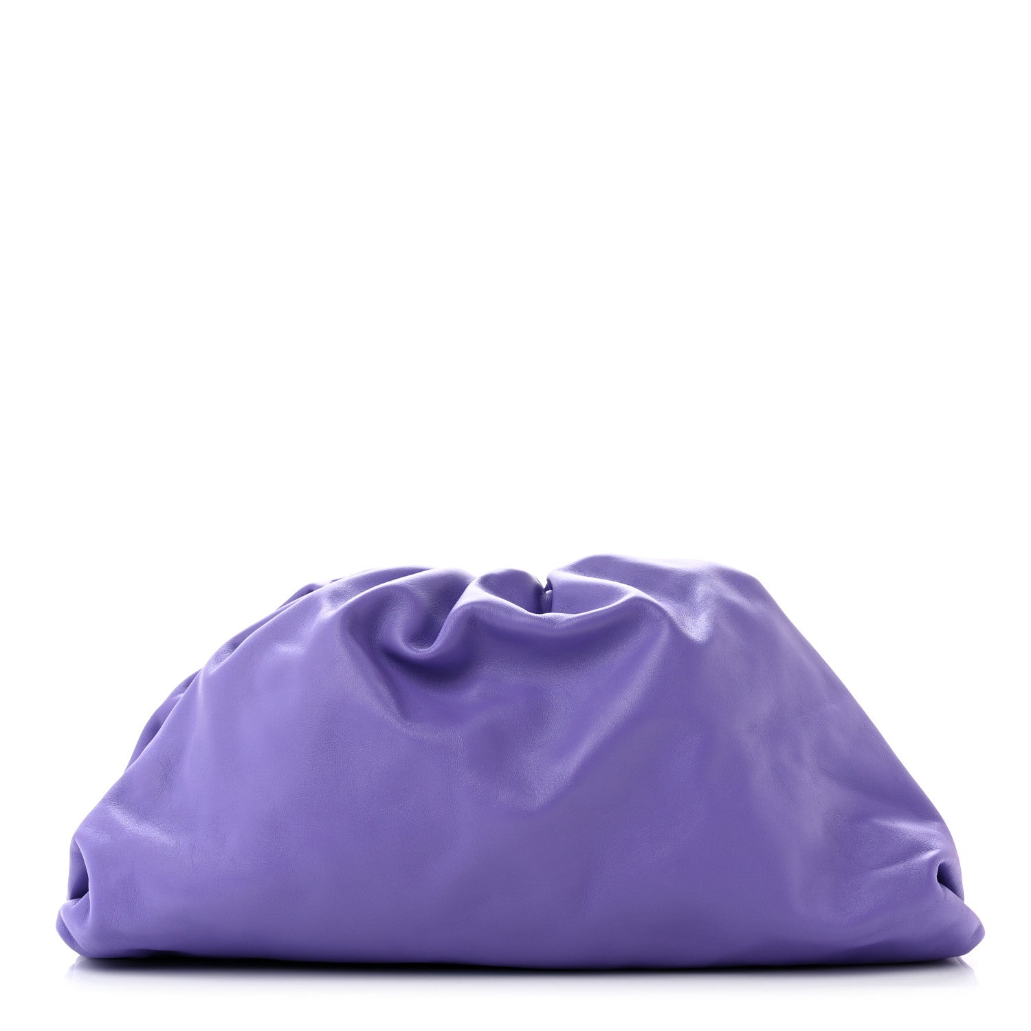 Bottega Veneta Smooth Butter Calf The Pouch Oversized Clutch Purple 1 of 6