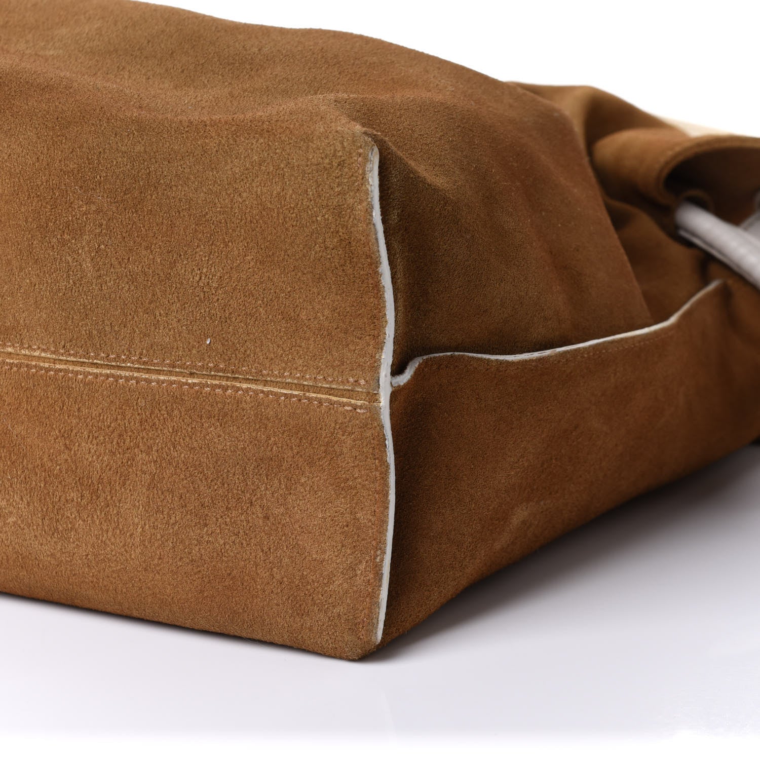 Loewe Suede Flamenco Knot Bag Caramel 9 of 11