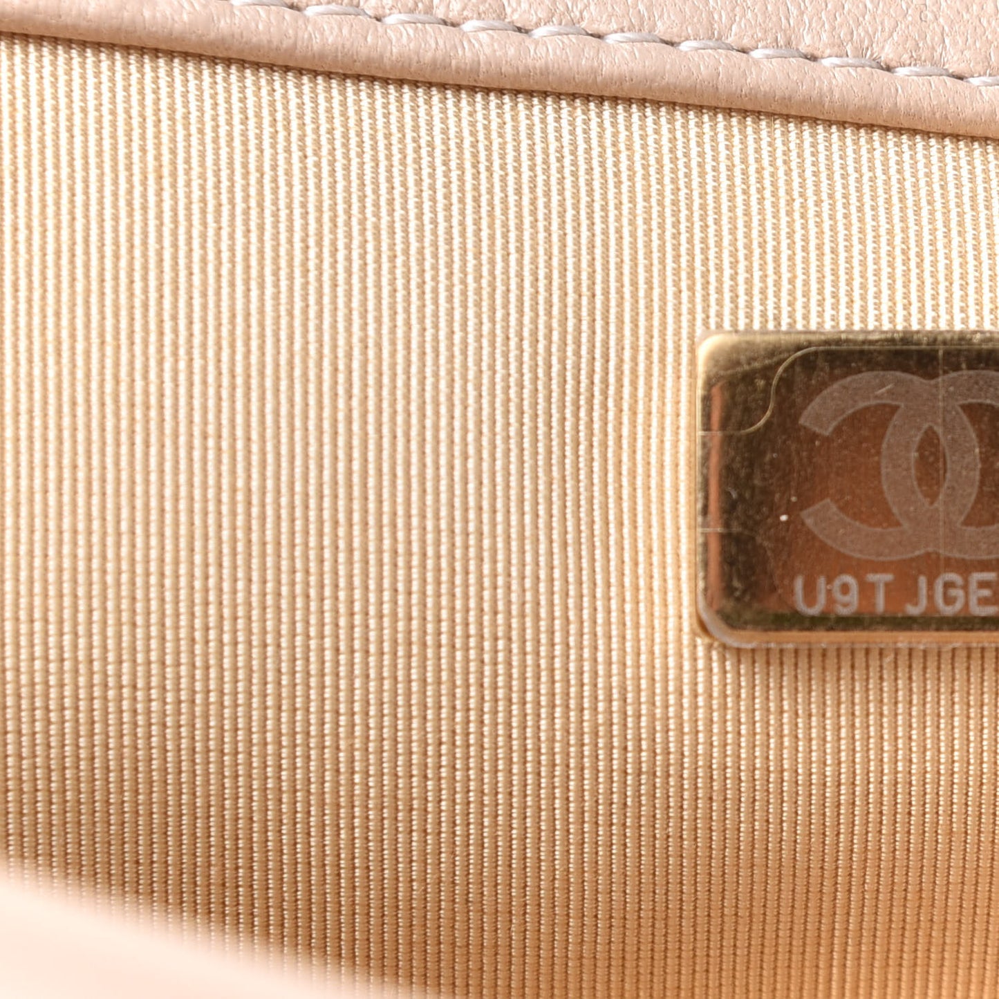 Lambskin Quilted Medium Chanel 19 Flap Beige