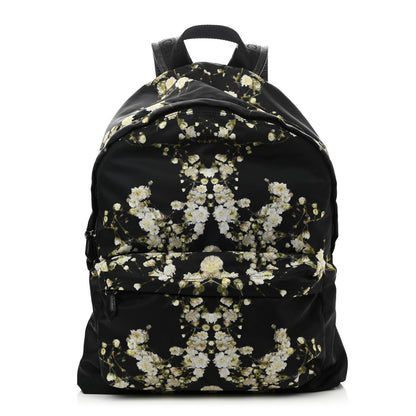 Givenchy Nylon Calfskin Baby's Breath Print Backpack Black 1 of 14
