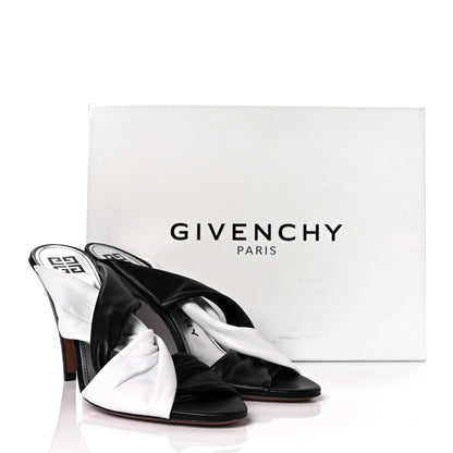 Givenchy Nappa Mule Tie Sandals 40 Black White 10 of 10