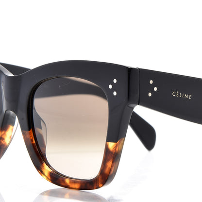Celine Catherine Sunglasses CL 41098/F/S Black Havana 5 of 7