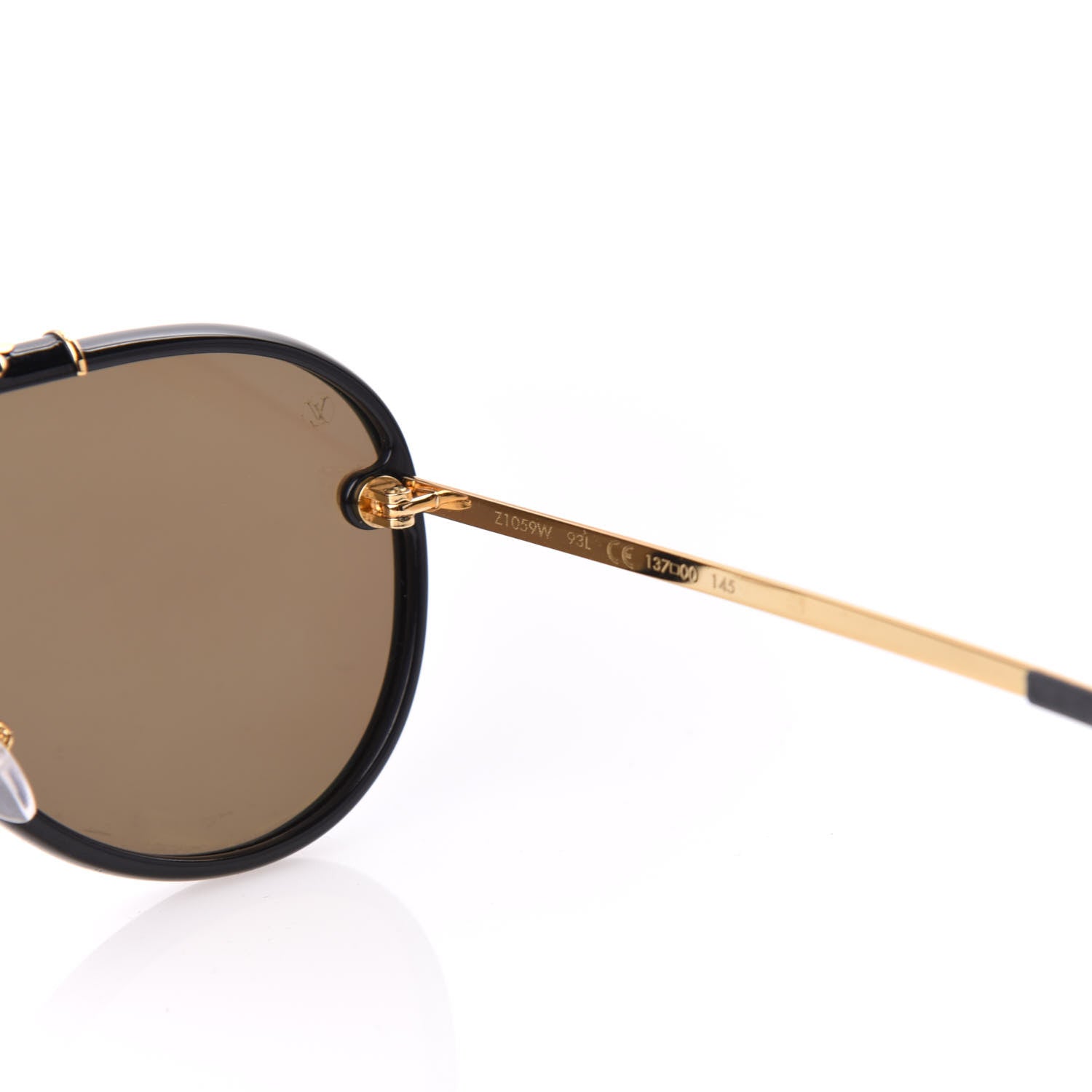 Louis Vuitton Acetate Mascot Sunglasses Z1059W Black 6 of 7