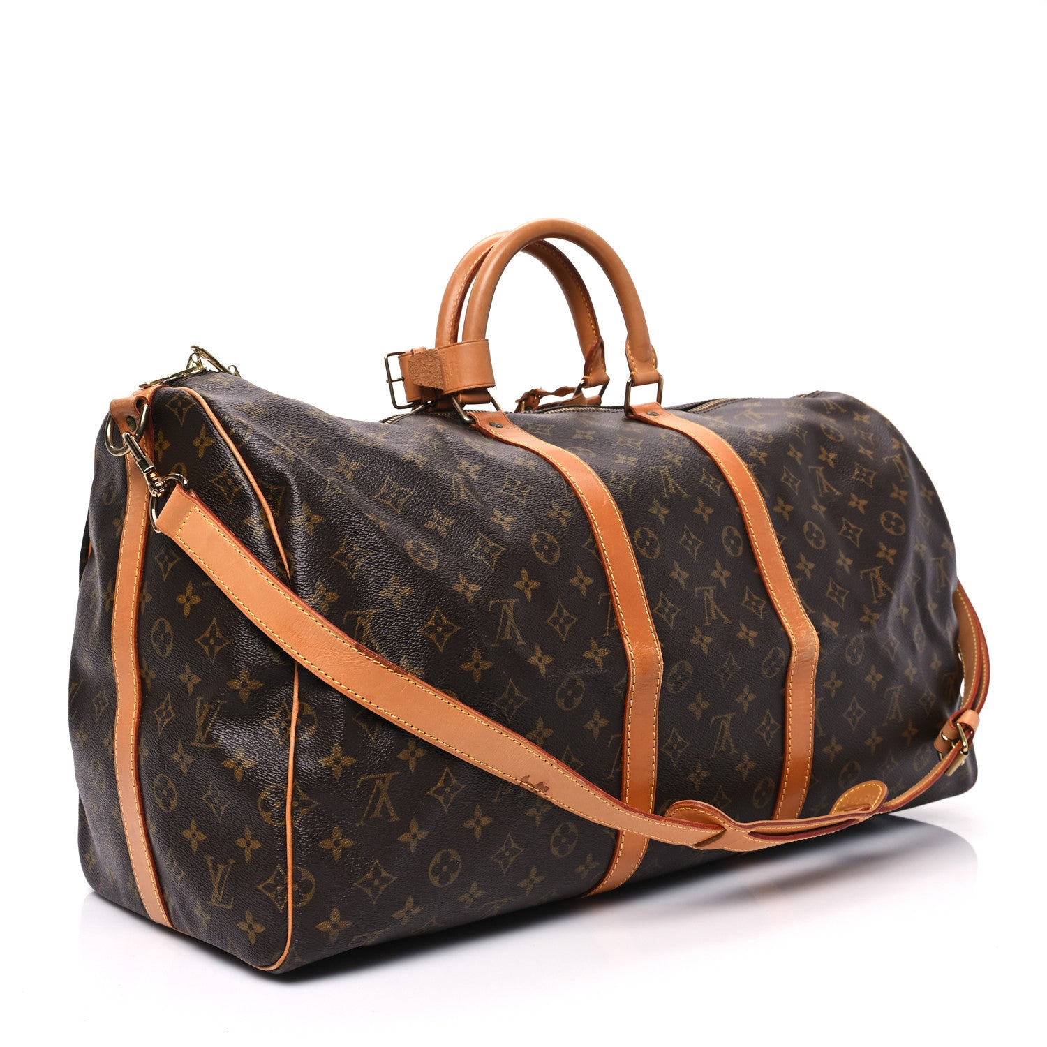 Louis Vuitton Monogram Keepall Bandouliere 55 2 of 14