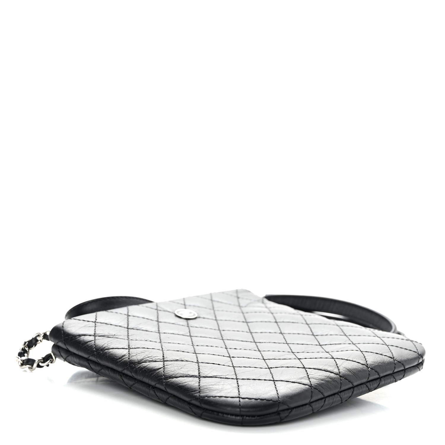 Chanel Aged Calfskin Quilted Crossbody Bag Black 4 of 9