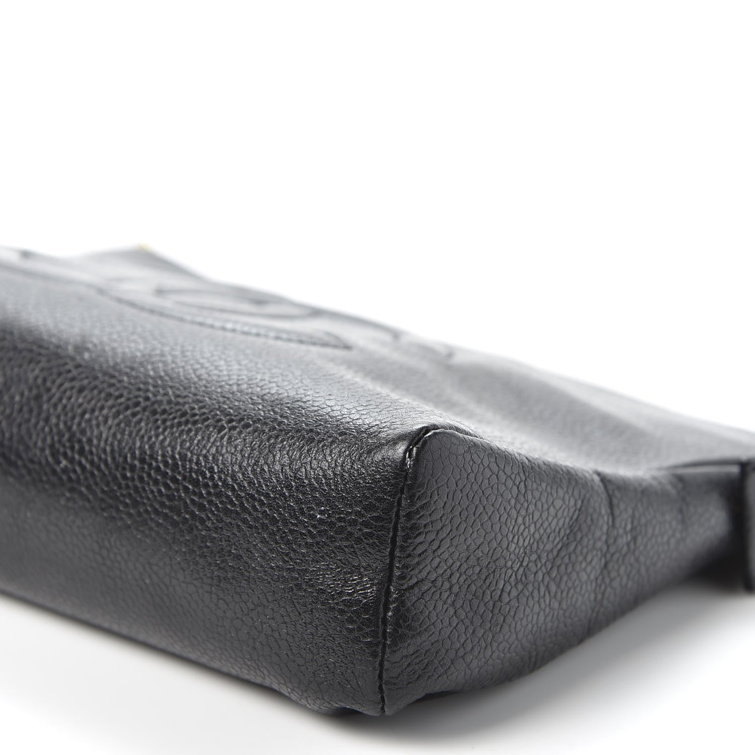 Chanel Caviar Timeless CC Cosmetic Pouch Black 6 of 8