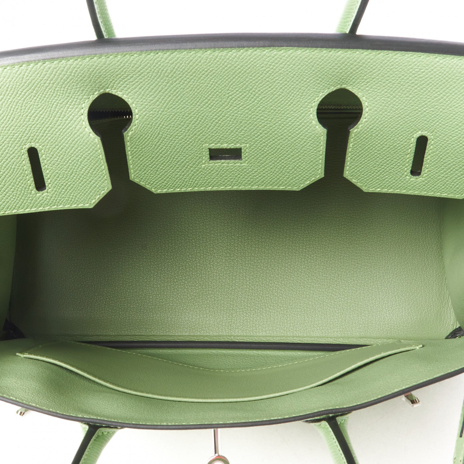 Hermes Epsom Birkin 30 Vert Criquet 14 of 31