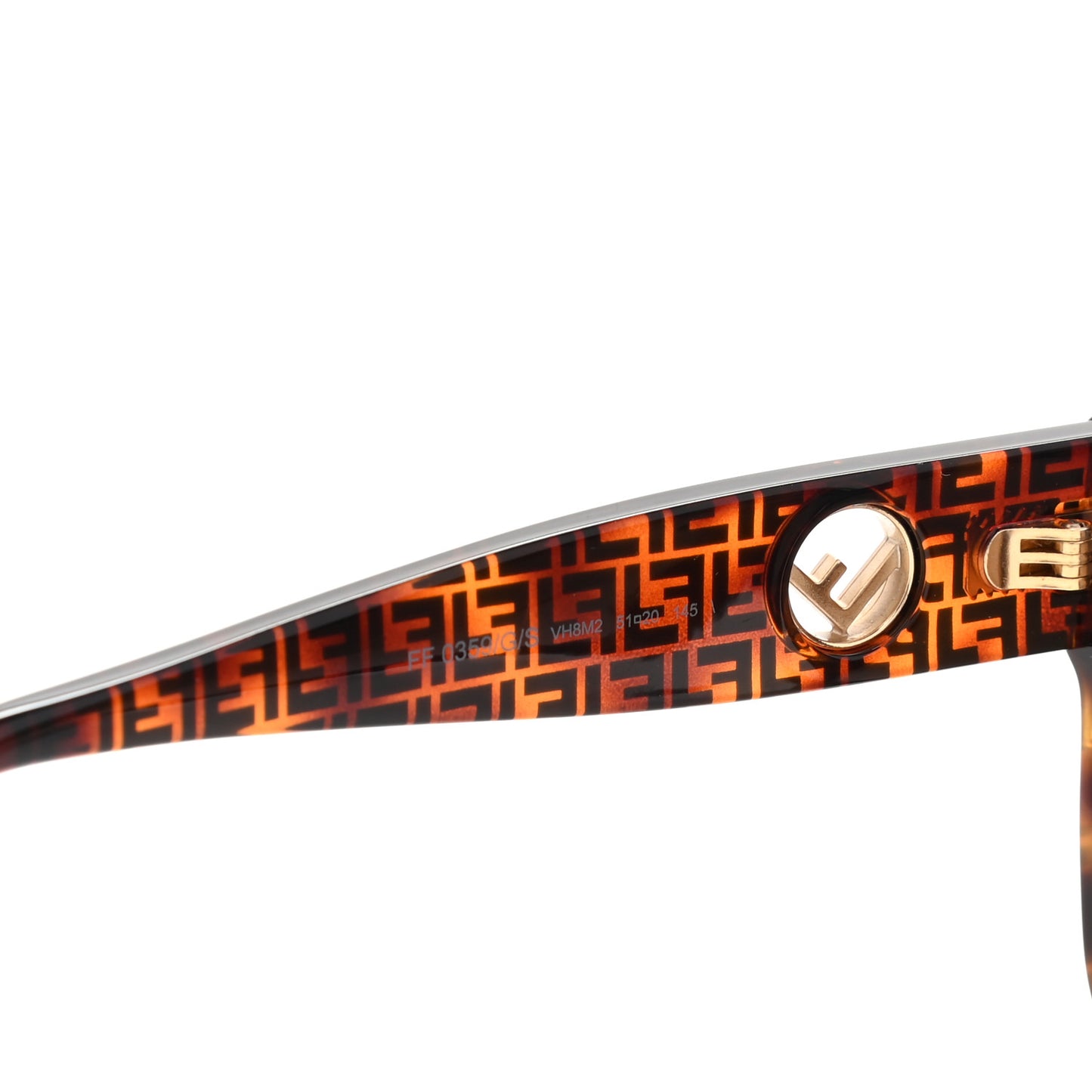 Acetate F is Fendi FF Sunglasses 0359/S Tortoise Camouflage