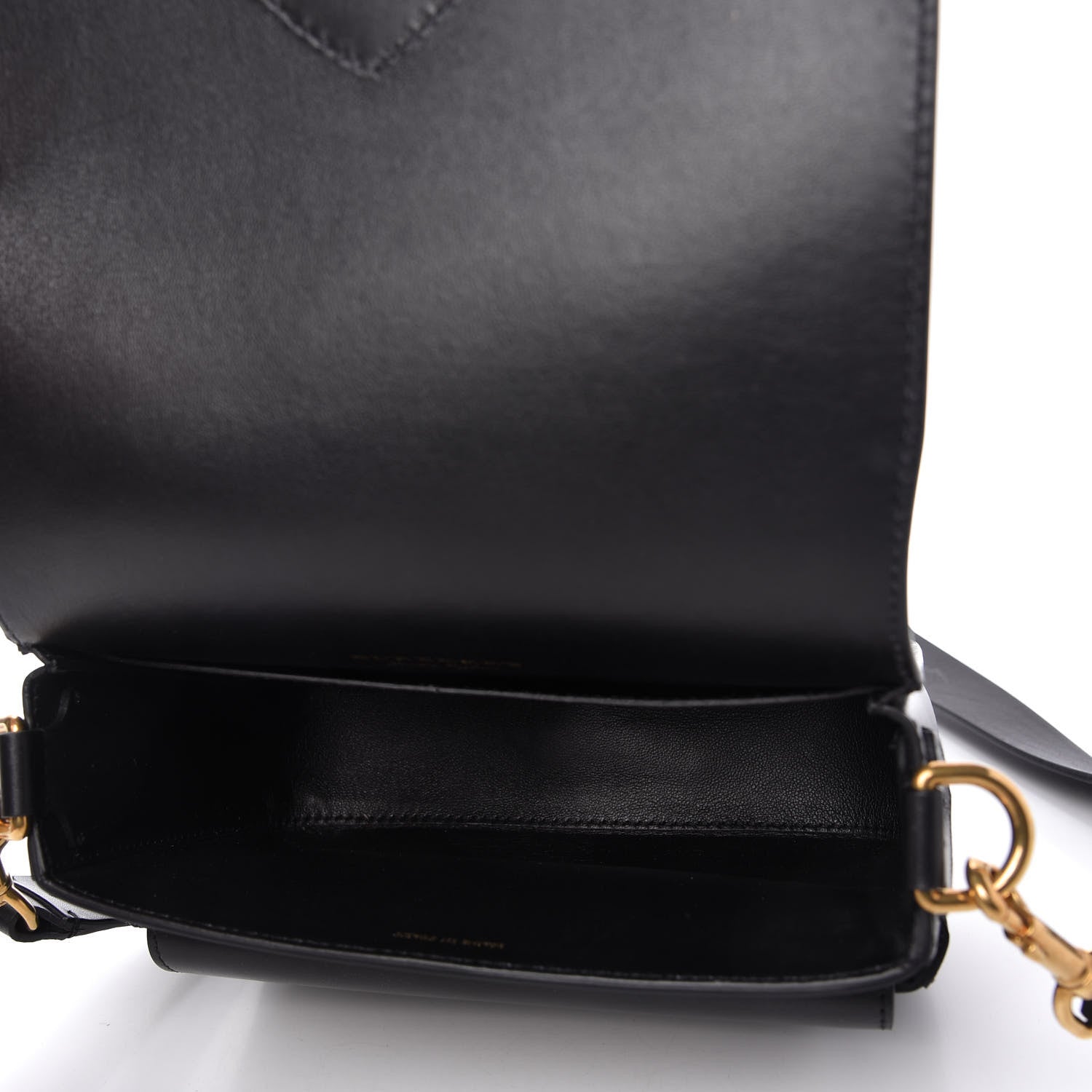Burberry Calfskin Studded Square Satchel Black 5 of 10