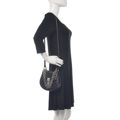 Chloe Calfskin Quilted Mini Drew Bijou Shoulder Bag Black 2 of 15