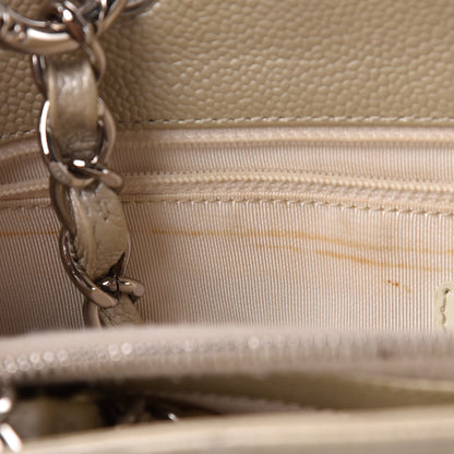 Chanel Caviar Quilted Grand Shopping Tote GST Pearl 12 of 16