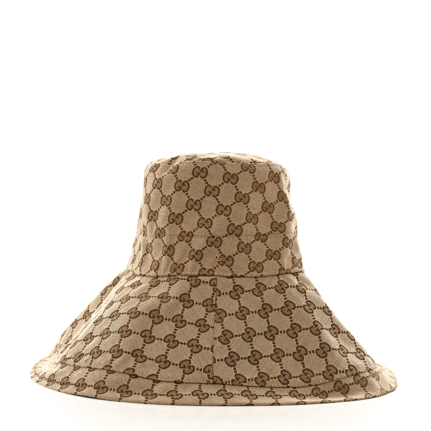 Monogram Wide Brim Hat S Beige