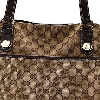 Gucci Monogram Medium Charmy Shoulder Bag Brown 7 of 10