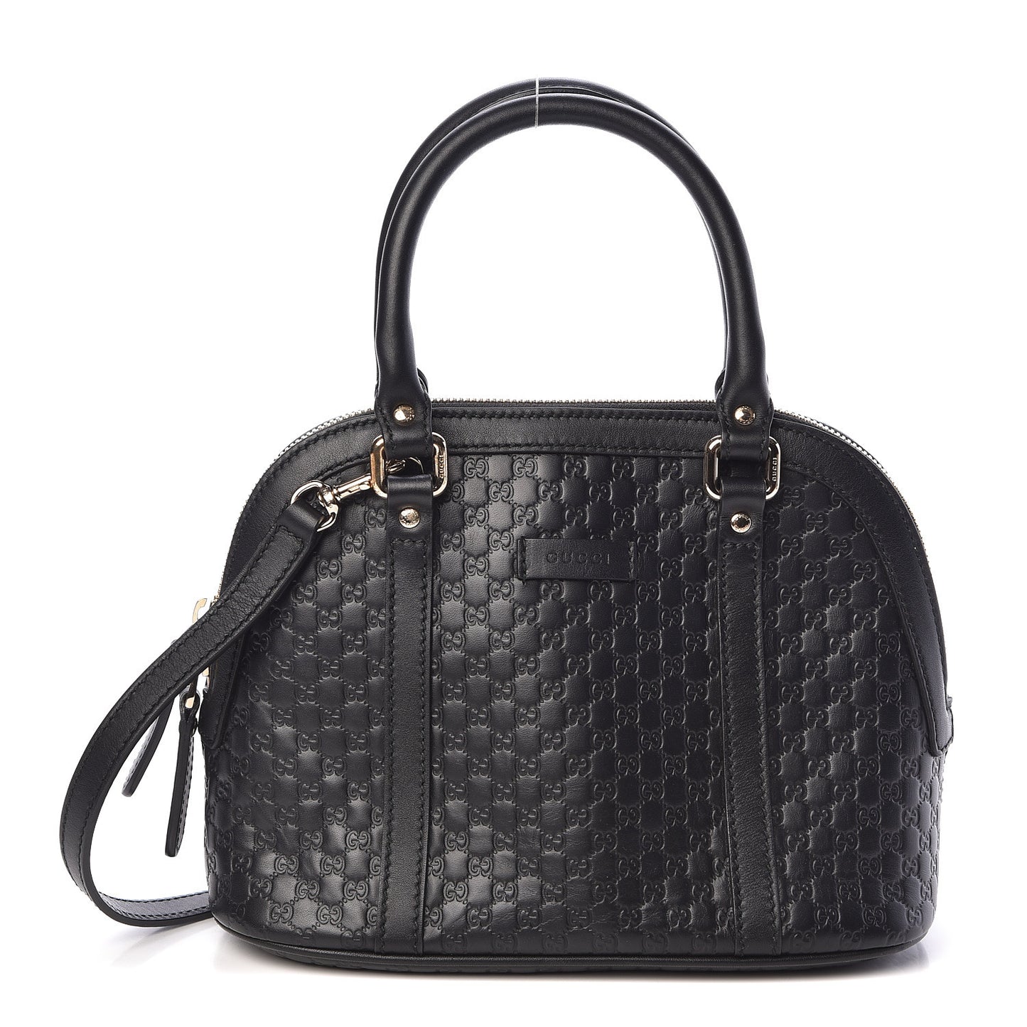 Microguccissima Mini Dome Bag Black