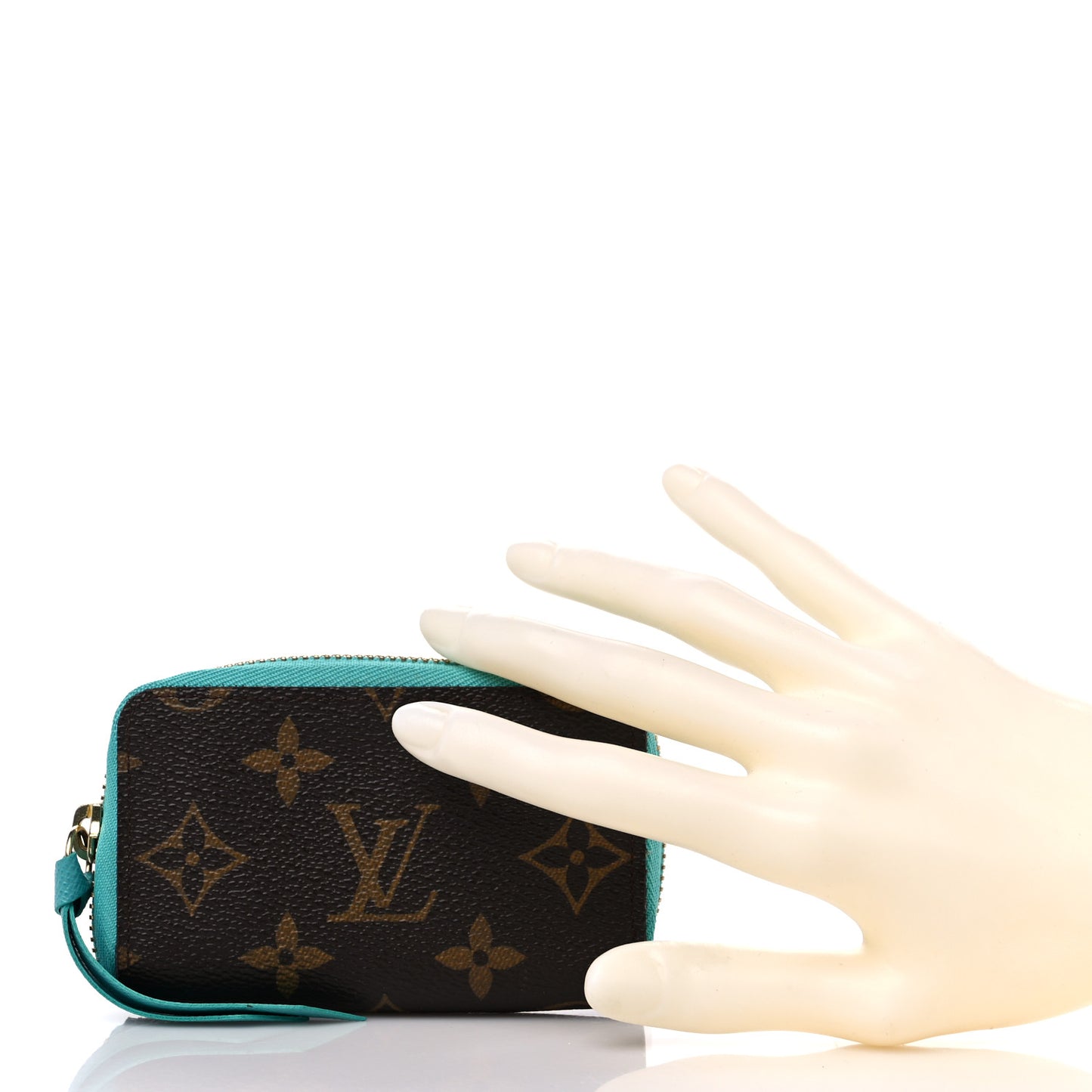 Monogram Zippy Multicartes Turquoise