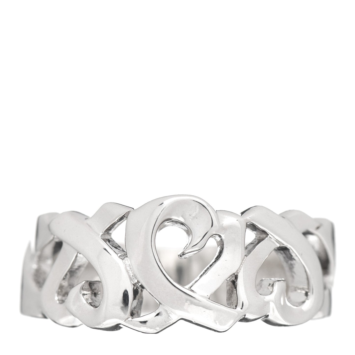 Sterling Silver Paloma Picasso Loving Hearts Ring 54 7