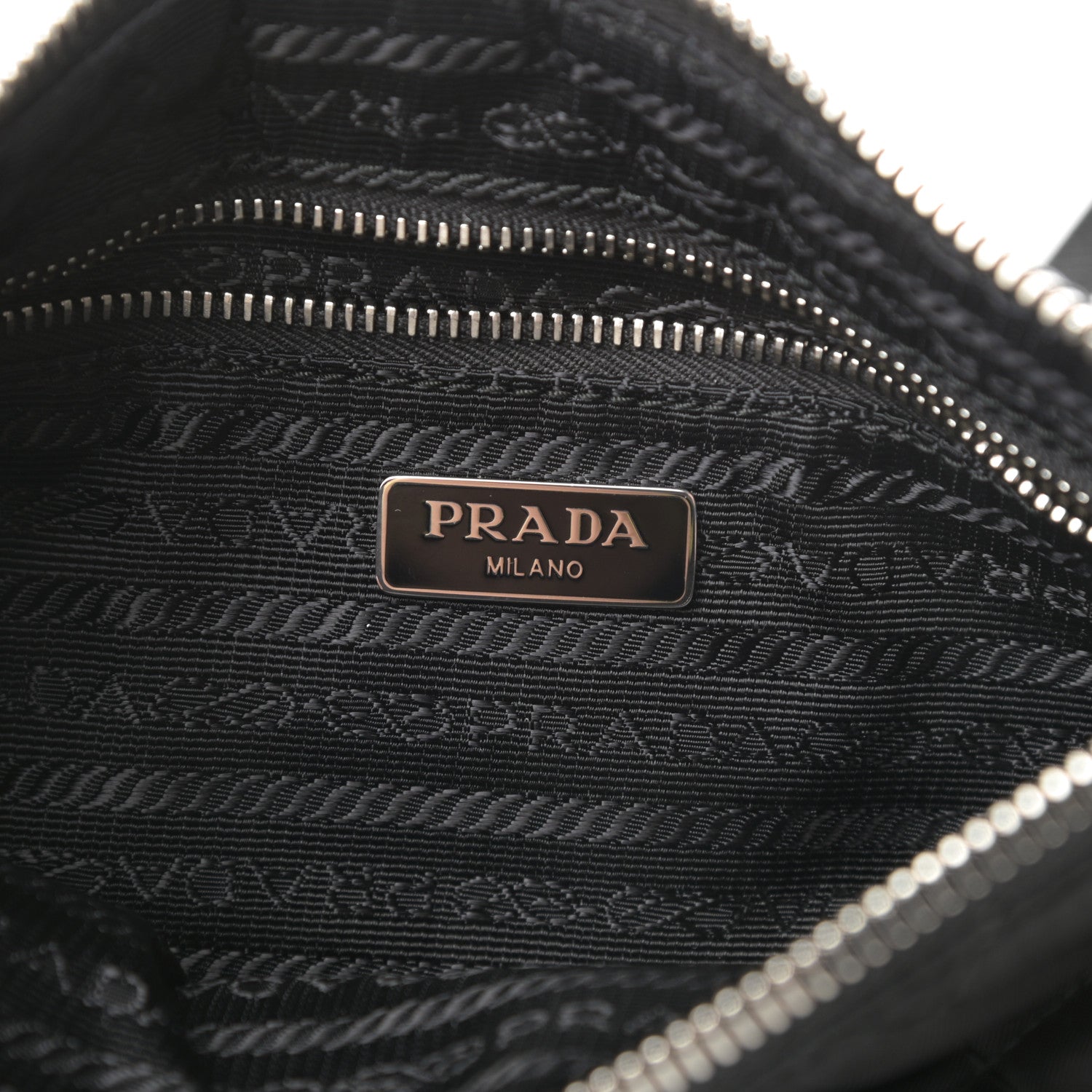 Prada Nylon Tessuto Impuntu Quilted Crossbody Bag Black 6 of 11