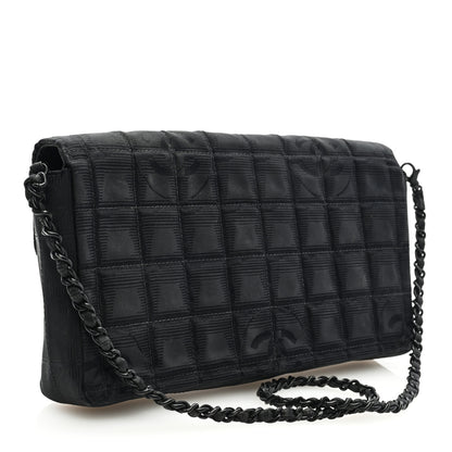 Chanel Nylon Travel East West Flap Black 2 of 9