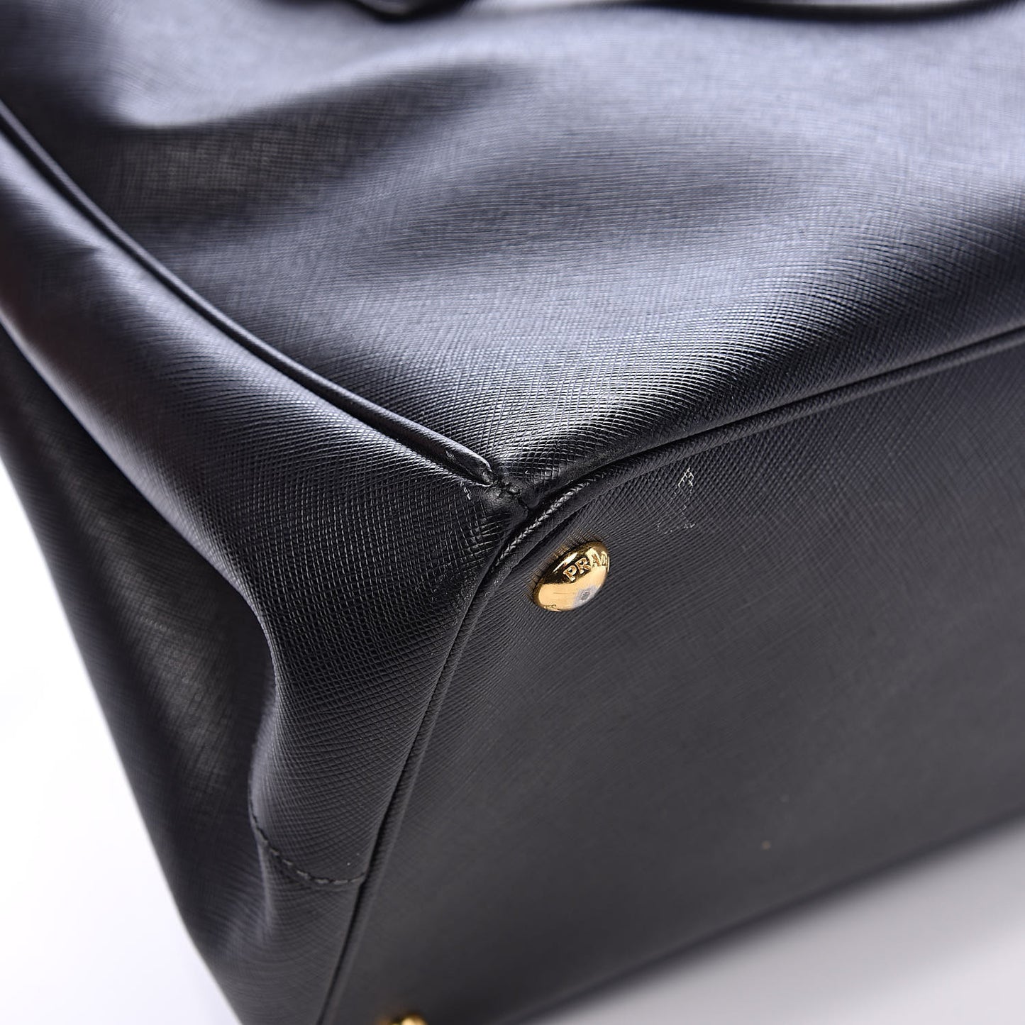 Saffiano Lux Large Tote Black
