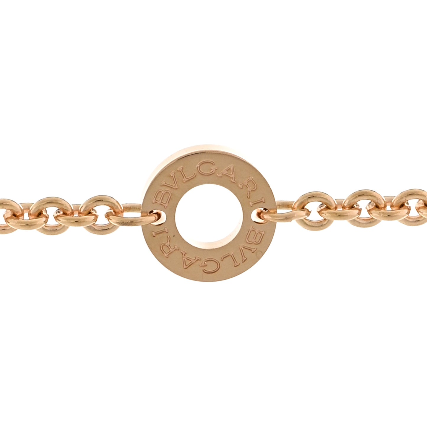 18K Rose White Yellow Gold B.Zero1 Pendant Necklace